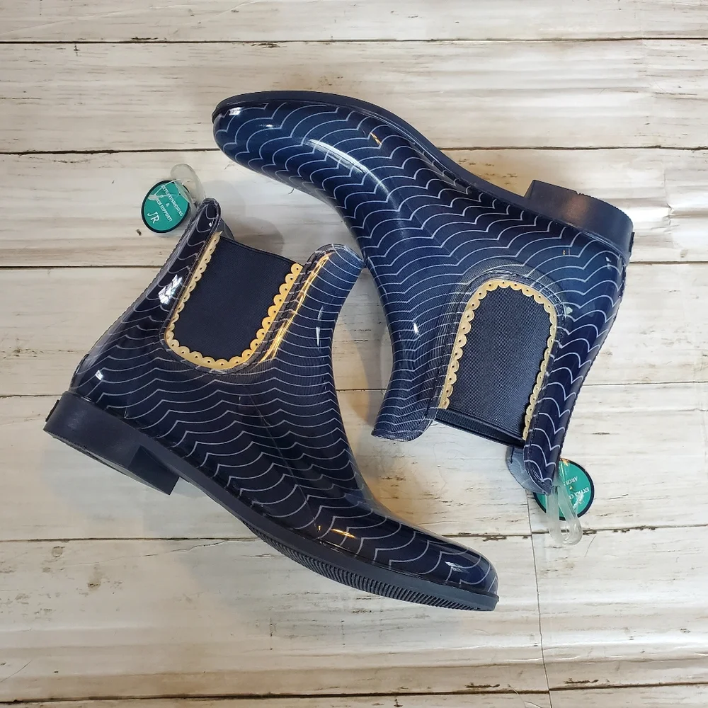 Nwt jack rogers‎ Sallie blue rain boot arch support size 11